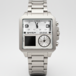 SANDA 6023 Digital Quartz Analog Dual Time Casual Square Big Dial Men’s Watch